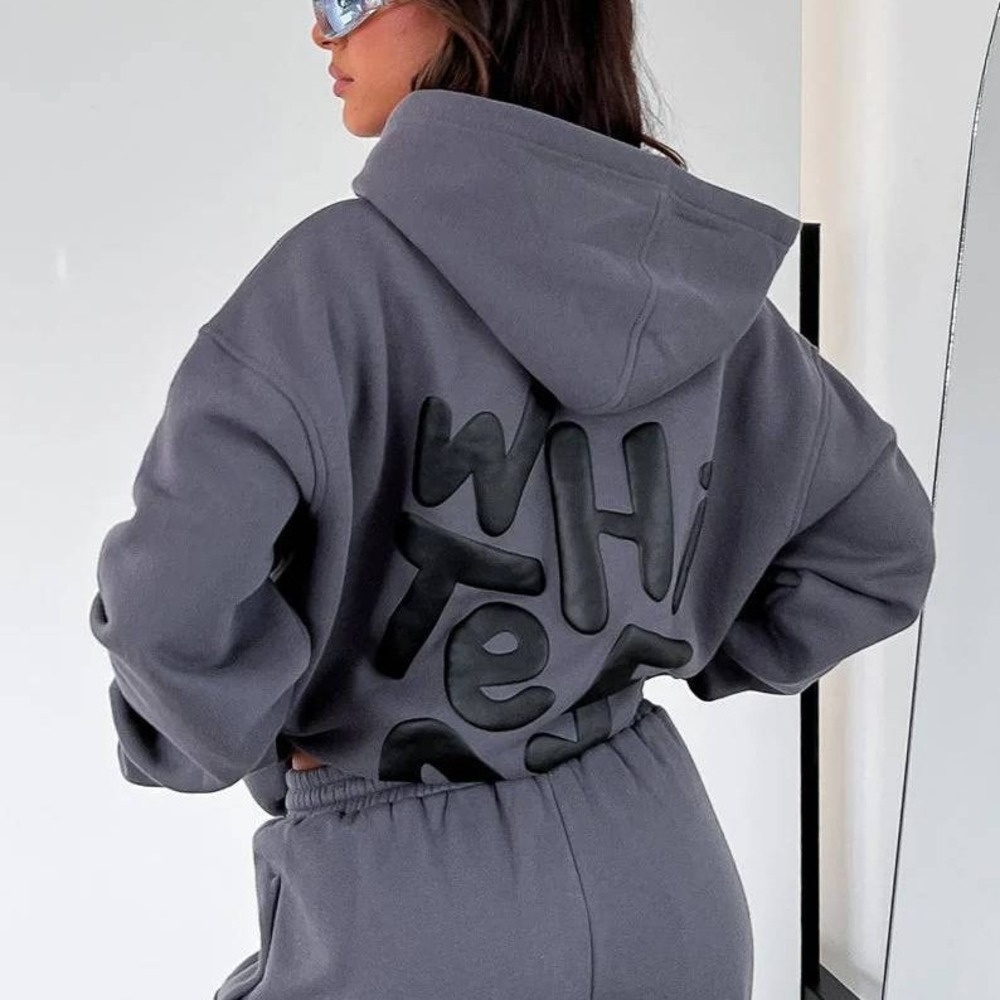 128 White Fox The New Standard Oversized Hoodie Volcanic (S/M, EUC)